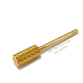 2XC FLAT TOP LARGE BARRED  BITS (GOLD)
