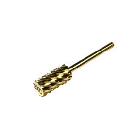 3XC Flat Top Large Barrel  Nail Drill Bits (Gold)