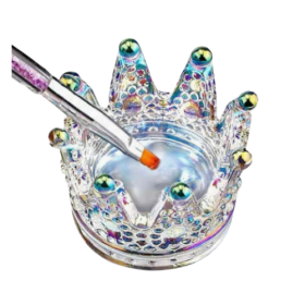CROWN GLASS DISH