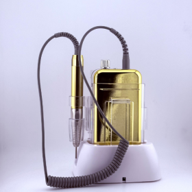 NAIL DRILL MACHINE METALLIC GOLD