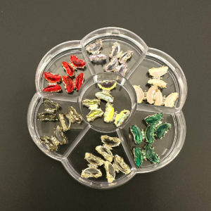 Nail butterfly glitter mix color multi-shaped