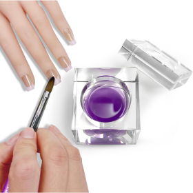 Square Crystal Glass Nail Monomer