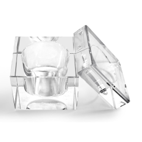 Square Crystal Glass Nail Monomer