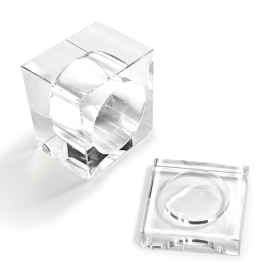 Square Crystal Glass Nail Monomer