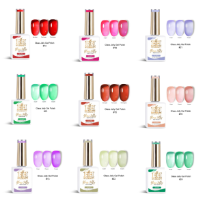 Glass Jelly Gel Polish Set 12 Color