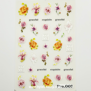 NAIL 5D STICKER FLOWERS #147