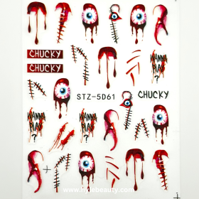 5D NAIL STICKER HALLOWEEN #108