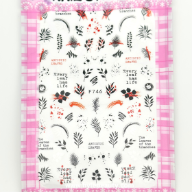 NAIL STICKER LEAF #168