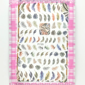NAIL STICKER LEAF #169