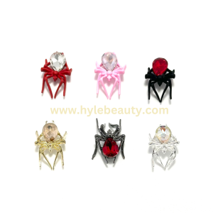 ALLOY SPIDER RHINESTONES