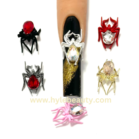 ALLOY SPIDER RHINESTONES